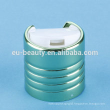 White silver aluminum press cap/Disc Top Cap